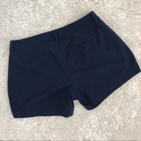 Old Navy Pleated Dressy Navy Blue Shorts 4 Inch - Picture 4 of 6